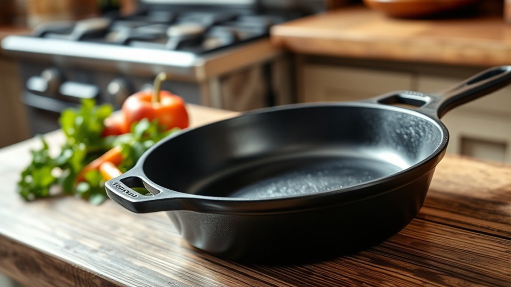 use pre seasoned skillet immediately