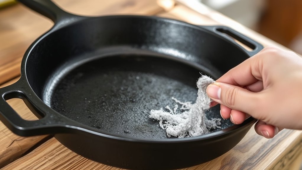 use steel wool sparingly