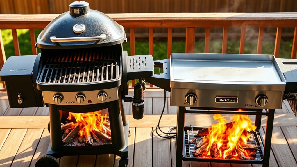 versatile cooking surface options