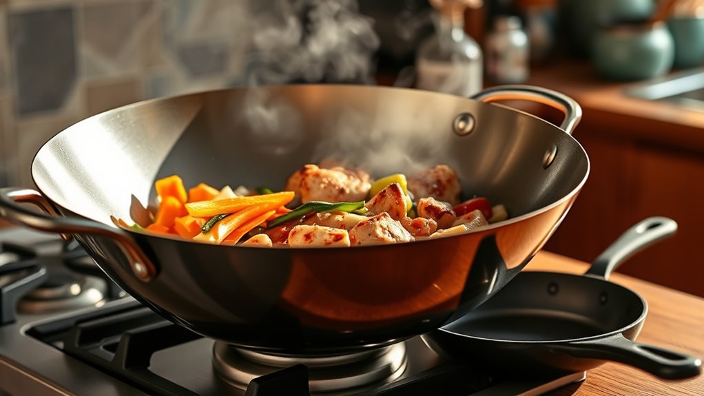 wok adaptations for skillet recipes
