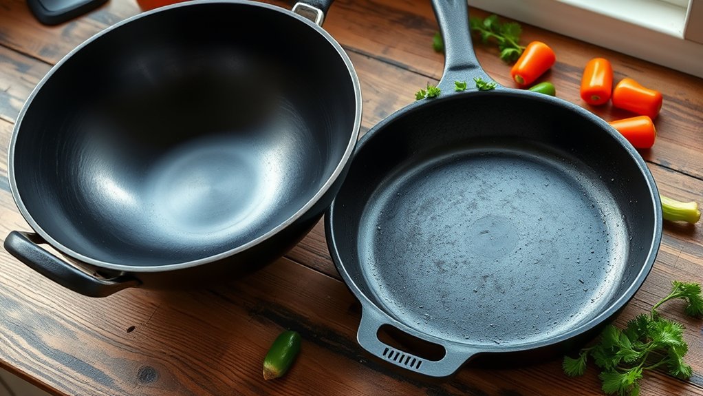 wok excels in high heat cooking