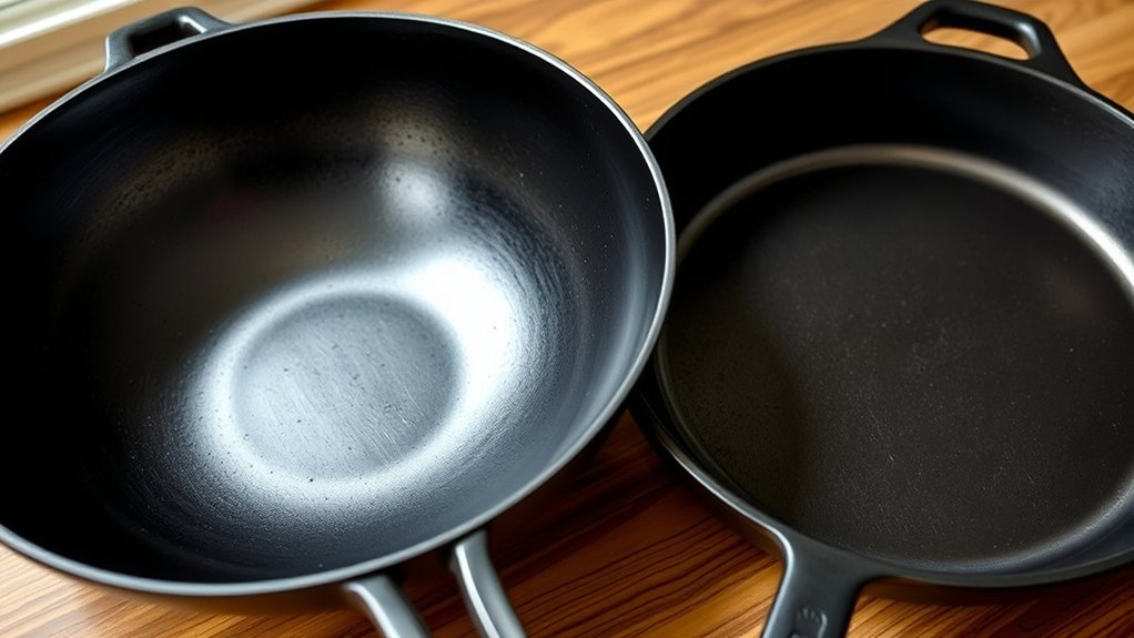 woks versus skillets comparison
